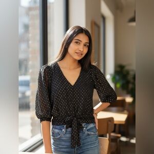 MCGUIRE Only have Eyes For You blouse by Anthropologie size M